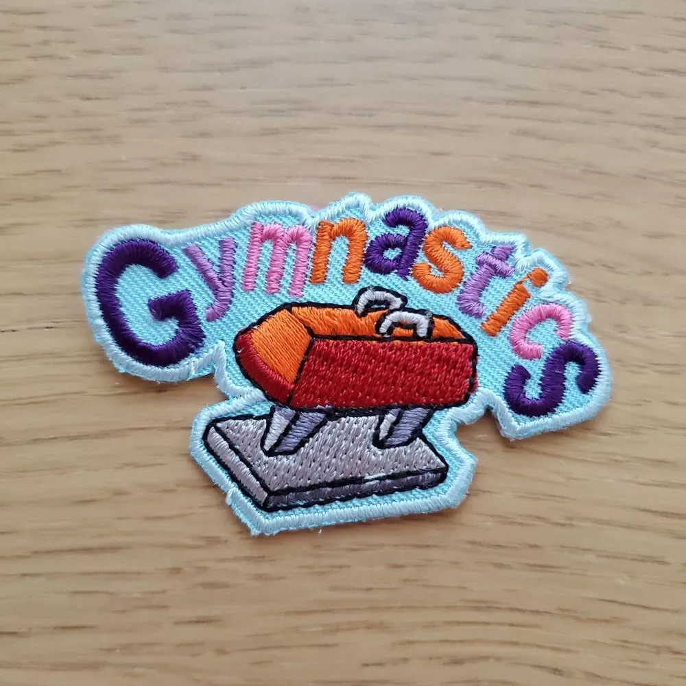 Vintage 90s Girl Scouts Gymnastics Patch